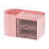 Rectangular Empty torage Box, Plastic Pencil Case, Clear Storage Container for Pencil,Crayon,Sticker,Cosmetics, 1 Pcs, 5.24x2.44x0.98 7.08" x 3.74" x 4.13" Pink