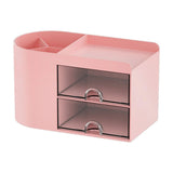 Rectangular Empty torage Box, Plastic Pencil Case, Clear Storage Container for Pencil,Crayon,Sticker,Cosmetics, 1 Pcs, 5.24x2.44x0.98 9.02" x 2.99" x 2.09" Pink