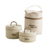 Home Portable Insulated Bento Lunch Box Set for Adult, 4Sizes Vacuum lunch box, to Keep Food Warm or Cool, Thermal Food Containers for Fruits and Sauces, Durable and Leak-Proof(Brown,4.5x4.5x3.6") Beige