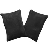 2 Pack Small Pillow, Cooling Memory Foam Mini Pillow 11 X 7 Inches for Sleeping, Travel, Nap and Neck, Knee, Lumbar Support, Tiny Pillow Cushion for Pet, Dogs 11" x 7" Black