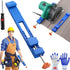 Adjustable Cutting Machine Base Guide, Electric Circular Saw Milling Positioning Clamp, Precision Wood Cutting Guide Cutting Machine Base Guide for Cutting and Milling Tasks, 1.57x11.61 1.57" x 11.61" Blue