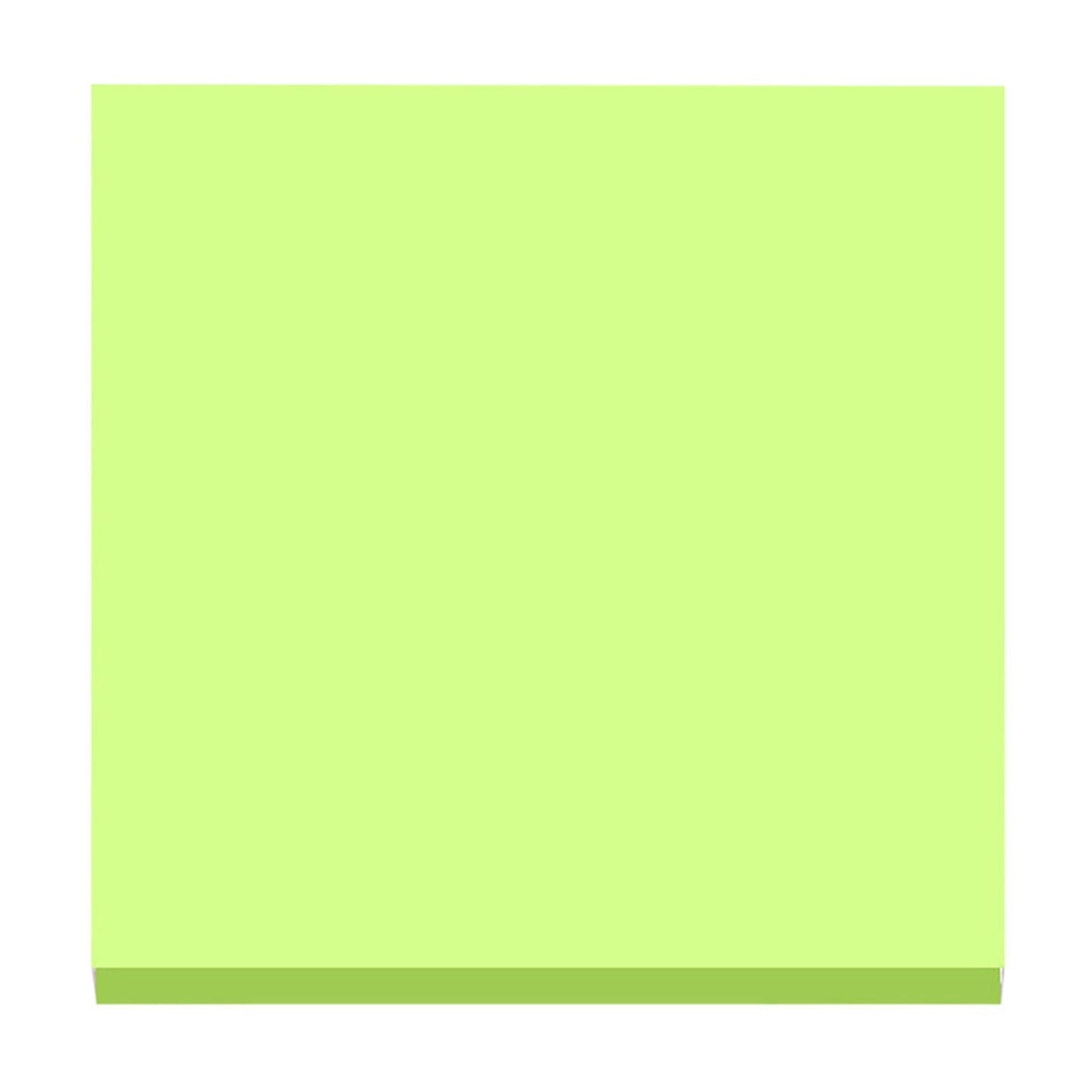 1 Pack Premium Multi-Use Sticky Notes 3x3 in Post Bright Stickies Colorful Super Sticking Power Memo Pads, Strong Adhesive, 100 Sheets/pad, Super Sticking Power Memo Pads(light blue,3x3") Fluorescent Green
