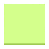 Light blue and fluorescent green sticky notes, 3x3 inches, 100 sheets per pad.