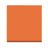 Light blue and orange 3x3 inch sticky notes, 100 sheets per pad.