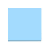 Light blue 3x3 inch sticky notes, 100 sheets per pad.
