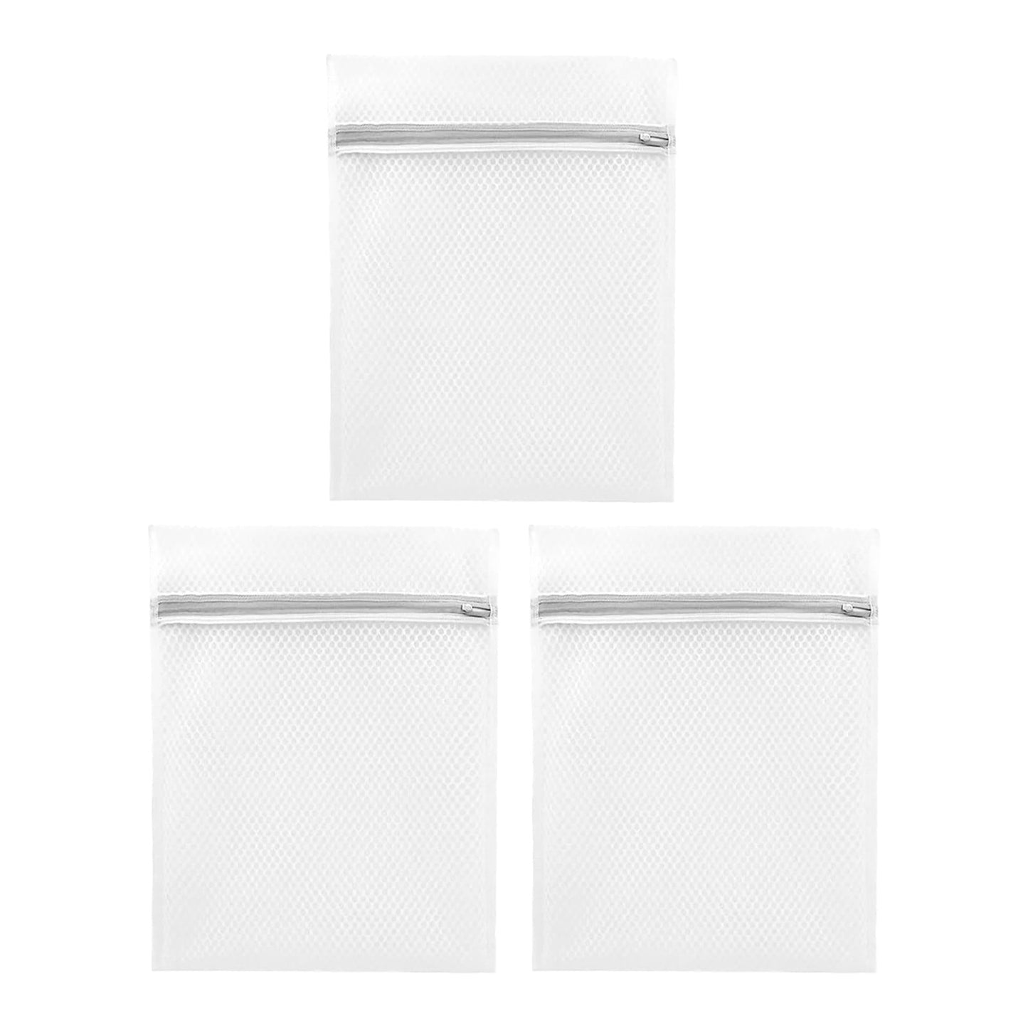 3 Pcs Mesh Laundry Bag For Delicates Wash Bag For Underwear Lingerie Small Premium Fine Mesh Laundry Bags with Sturdy Zipper for Delicates,Travel Storage Organize Bag Laundry Bag,3 Pcs,9.06x11.81 3 Pcs