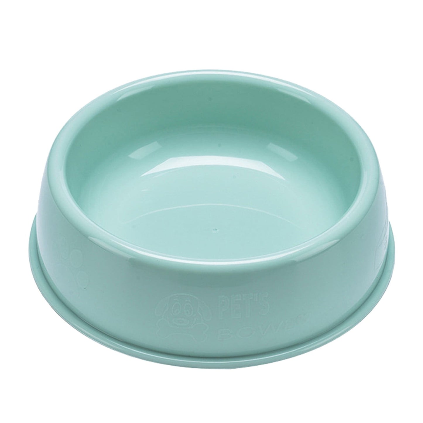 Plastic Dog Bowl,Non Slip Candy Color Plastic Pet Food Bowl,Shallow Cat Food Dish ,Reusable Pet Food And Water Bowl,Puppy Cat Animal Feeding Bowls ,Pet Food Container Storage Easy To Clean,Pink 5.19" x 1.97" x 5.12" Green