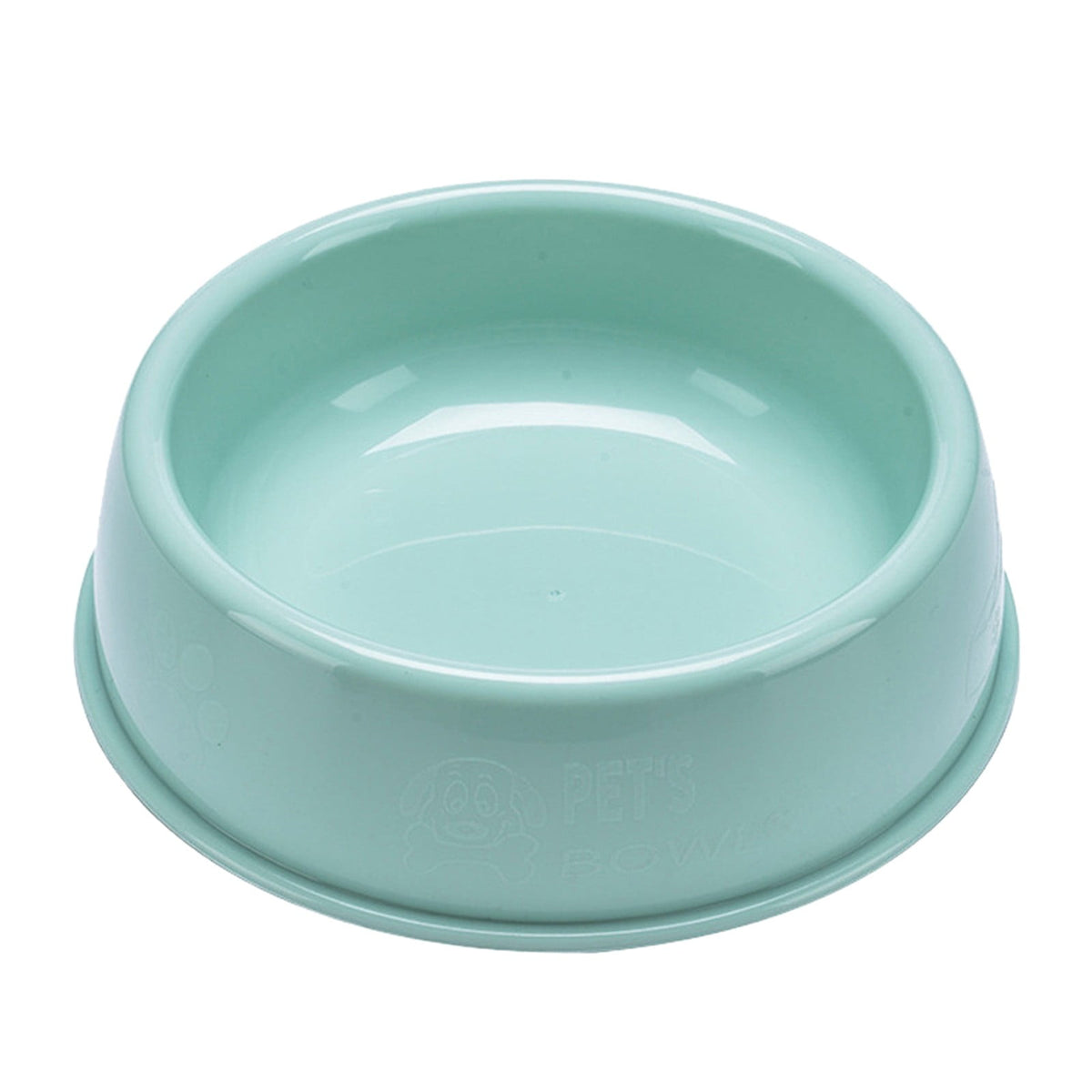 Plastic Dog Bowl,Non Slip Candy Color Plastic Pet Food Bowl,Shallow Cat Food Dish ,Reusable Pet Food And Water Bowl,Puppy Cat Animal Feeding Bowls ,Pet Food Container Storage Easy To Clean,Pink 5.19" x 1.97" x 5.12" Green