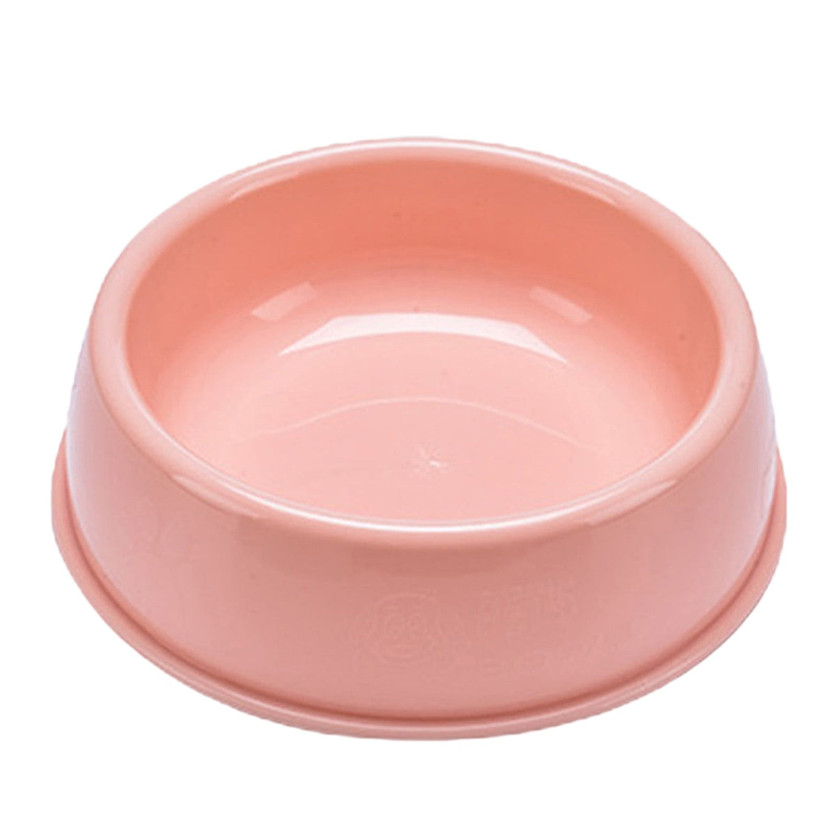 Plastic Dog Bowl,Non Slip Candy Color Plastic Pet Food Bowl,Shallow Cat Food Dish ,Reusable Pet Food And Water Bowl,Puppy Cat Animal Feeding Bowls ,Pet Food Container Storage Easy To Clean 7.2" x 2.13" x 6.1" Pink