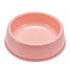Plastic Dog Bowl,Non Slip Candy Color Plastic Pet Food Bowl,Shallow Cat Food Dish ,Reusable Pet Food And Water Bowl,Puppy Cat Animal Feeding Bowls ,Pet Food Container Storage Easy To Clean 7.2" x 2.13" x 6.1" Pink