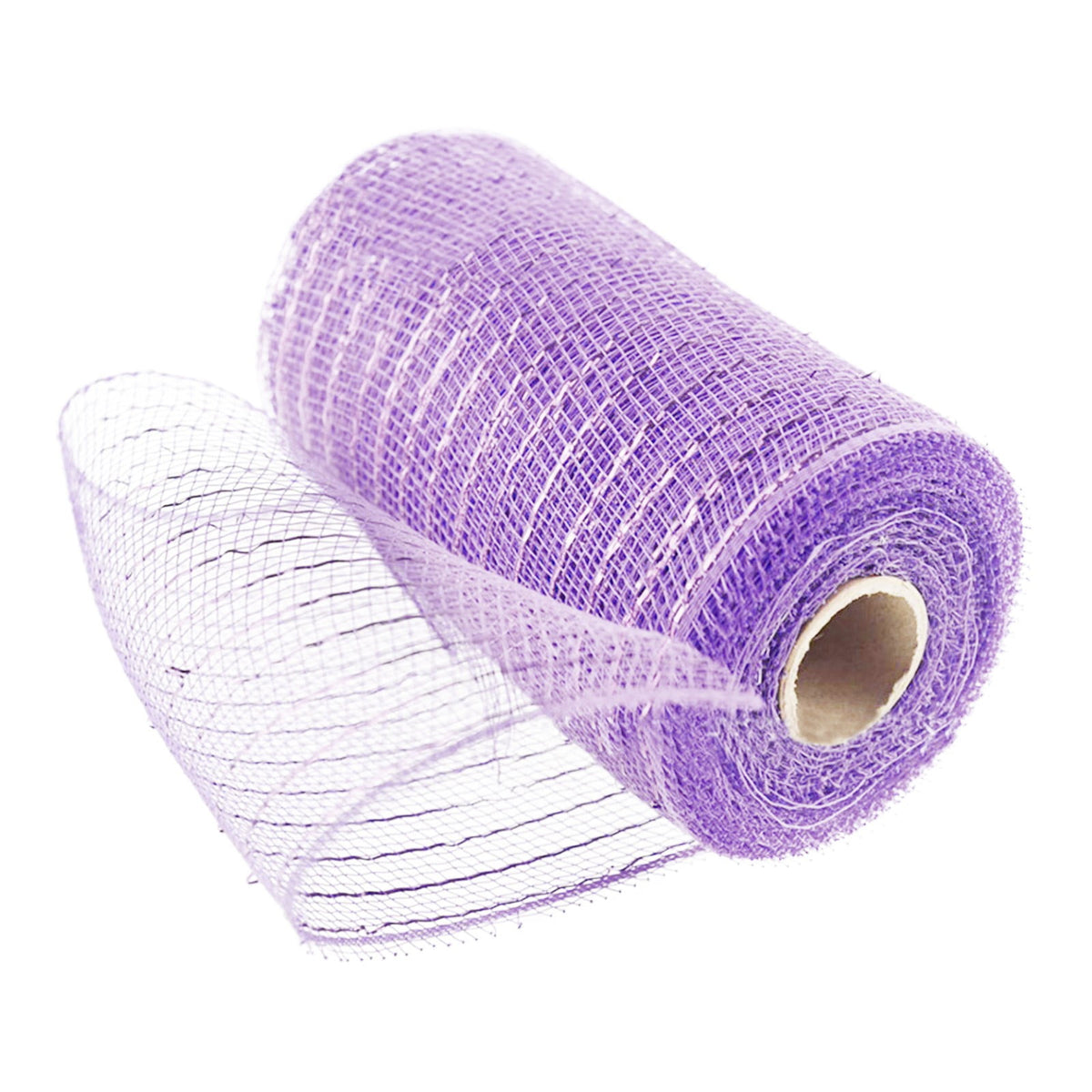 Poly Mesh Ribbon,6x338 Inch,Red Foil Mesh for Wreaths,Swags and Christmas Tree Decoration Ribbli Metallic Mesh Ribbon, Red Foil Mesh for Wreaths, Swags and Christmas Tree Decoration(Z1-Purple) light purple