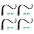 Outdoor Plant Hangers for Hanging Baskets, Heavy Duty Metal Plant Brackets for Hanging Plants Outside, Metal Plant Hooks Plant Wall Hooks for Hanging Lantern, Bird Feeder, 1 Pcs, 4.5x3.54 4.5" x 3.54" White*2