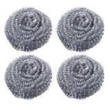 Stainless Steel Scrubbers,Stainless Steel Scourers Sponges ,Stainless Steel Scrubbing Pads,Metal Scouring Pads,Steel Wool Scrubbers For Stoves, Pots, Cooker Hoods, That Are Difficult To Clean 4pcs