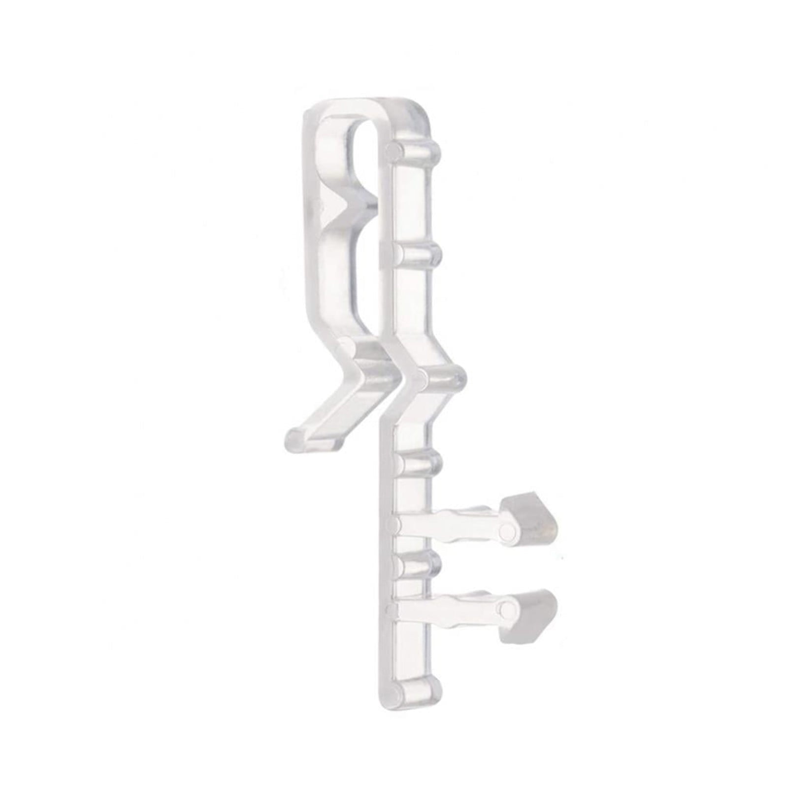 1Pcs Hidden Blind Clips ,Valance Clips,Plastic Clear Blind Clips,Blind Clips For Valance,2 Inch Hidden Channel Valance Clips Clear Plastic Valance Retainer Clips For Home Window Blinds Clear
