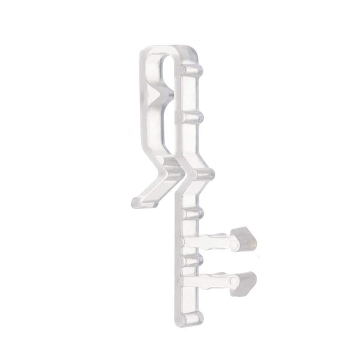 1Pcs Hidden Blind Clips ,Valance Clips,Plastic Clear Blind Clips,Blind Clips For Valance,2 Inch Hidden Channel Valance Clips Clear Plastic Valance Retainer Clips For Home Window Blinds Clear