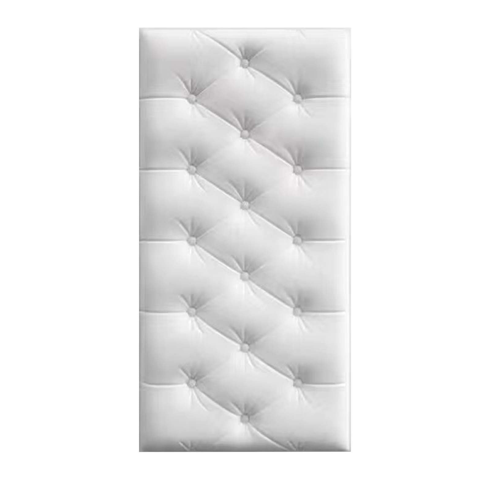 1Pcs 3D Anti Collision Wall Padding For Bedroom,Self Adhesive Peel And Stick Headboard Padded Wall Cushion Upholstered Self-Adhesive Wall Panels Playroom Decorative Protection Panel A