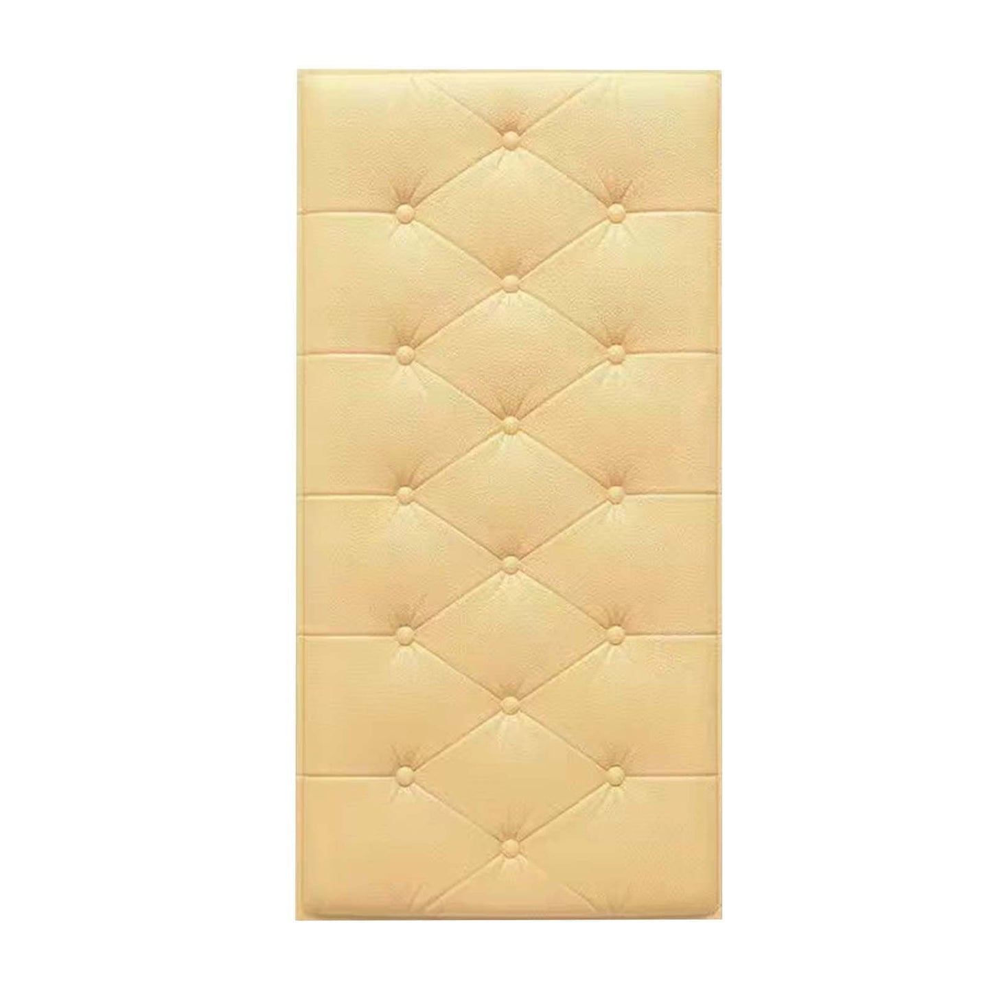 1Pcs 3D Anti Collision Wall Padding For Bedroom,Self Adhesive Peel And Stick Headboard Padded Wall Cushion Upholstered Self-Adhesive Wall Panels Playroom Decorative Protection Panel,A C