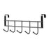 Over The Door Hooks, Door Hanger Hooks For Hanging ,Over The Door Towel Racks With 5 Coat Hook,Over The Door Towel Rack For Kitchen Bathroom Towel Holder Towels Hanger Rack Accessories,2.1 cm 5 cm