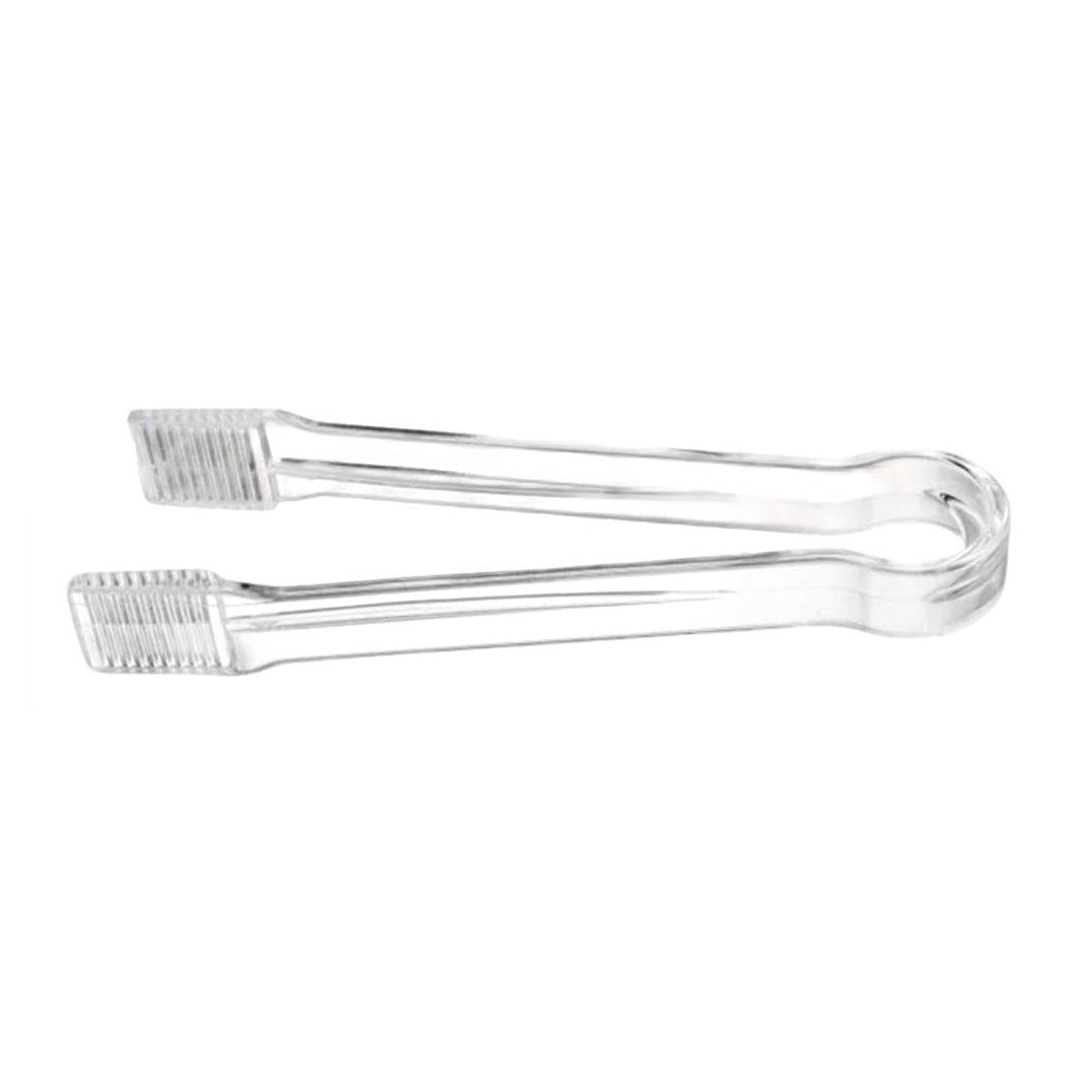 1Pcs Plastic Serving Tongs, 6.3 Inches Disposable Clear Plastic Tongs, Small Serving Tongs,Kitchen Mini Tongs,Small Serving Utensil Tongs For Party Food Buffet Appetizer Salad Catering Ice,(1PCS) 2PCS