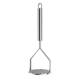 Stainless Steel Potato Masher,Mashed Potato Masher,Labor-Saving Mashing,Heavy Duty Stainless Steel Potato Masher,Food Smasher For Potatoes, Avocados & More,Manual Potato Masher Tool Silver