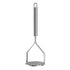 Stainless Steel Potato Masher,Mashed Potato Masher,Labor-Saving Mashing,Heavy Duty Stainless Steel Potato Masher,Food Smasher For Potatoes, Avocados & More,Manual Potato Masher Tool Silver