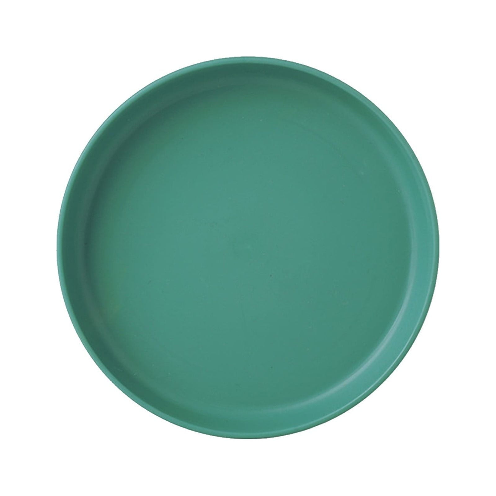 1Pcs Lightweight Mini Plastic Plates, Spit Bone Dishes ,Unbreakable Dinner Dishes Plates,Reusable Plate Dishwasher Microwave Safe, Dinner Plates, Plastic Plates Reusable,Easy To Clean Green
