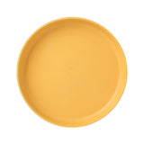 1Pcs Lightweight Mini Plastic Plates, Spit Bone Dishes ,Unbreakable Dinner Dishes Plates,Reusable Plate Dishwasher Microwave Safe, Dinner Plates, Plastic Plates Reusable,Easy To Clean,Green Yellow