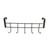 Over The Door Hooks For Hanging, Over The Door Hanger, Over The Door Organizer,Over The Door Towel Rack For Bathroom With 5 Coat Hooks, Bathroom Towel Holder Towels Hanger,Bedroom Door Hooks,(Black) Black