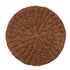 14 Inch Round Woven Placemats, Non Slip Heat Resistant Plastic Table Mats,Table Placemat For Household Use,Round Rattan Placemats Braided Cup Coasters For Drink Kitchen Dining Table Decoration Brown