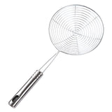 5.4 Inch Stainless Steel Spider Strainer, Pasta Strainer,Stainless Steel Wire Skimmer Spoon With Handle For Kitchen Frying Food, Pasta, Spaghetti, Noodle Spoon,Kitchen Utensils Tools Silver