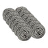 12 Pack Stainless Steel Scourers,Steel Scourers,Metal Wire Sponge Scouring Pads,Steel Wool Scrubber Pad Used For Dishes, Pots, Pans, And Ovens. Easy Scouring For Tough Kitchen Cleaning,12PCS 24PCS