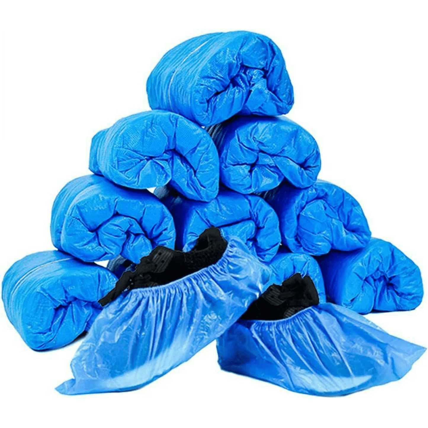 Shoe Covers Disposable Non-Slip For Indoors,100 Pieces (50 Pairs) Waterproof Shoe Booties Covers For Indoors,Waterproof Shoe Covers,Disposable Shoe Covers For Carpet Floor Protection,100PCS 200PCS