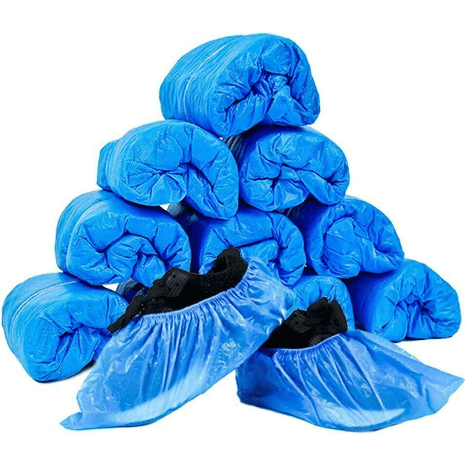 Shoe Covers Disposable Non-Slip For Indoors,100 Pieces (50 Pairs) Waterproof Shoe Booties Covers For Indoors,Waterproof Shoe Covers,Disposable Shoe Covers For Carpet Floor Protection,100PCS 500PCS