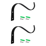 Hanging Plant Bracket, Heavy Duty Metal Wall Hooks, Decorative Plant Hangers for Outdoor Hanging Bird Feeders, Wind Chimes, Plant Baskets, 1 Pcs, 4.5x3.54 4.5" x 3.54" White/4 Pcs