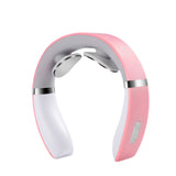4-Head Electric Massagers Set, Vagus Nerve Stimulator Neck, 10 Modes & 16 Levels, Ergonomic Design, Promote Muscle Relaxation,Cervical For Neck Pain Relief,Instrument for Home Pink