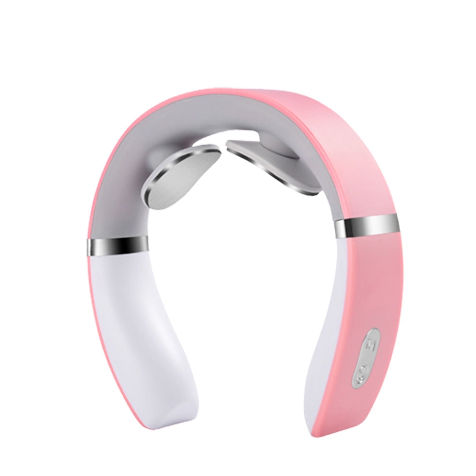 4-Head Electric Massagers Set, Vagus Nerve Stimulator Neck, 10 Modes & 16 Levels, Ergonomic Design, Promote Muscle Relaxation,Cervical For Neck Pain Relief,Instrument for Home Pink