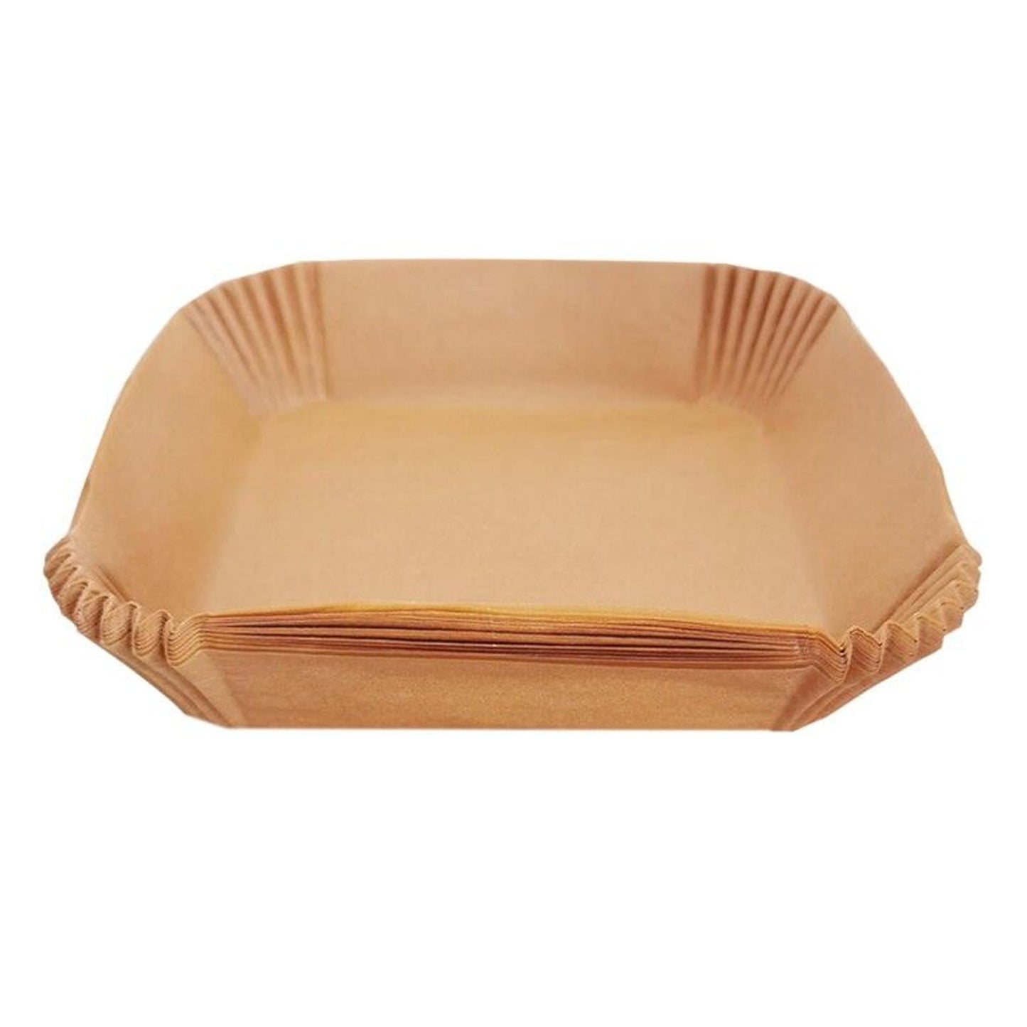 10/30/50/100 Pcs Air Fryer Disposable Paper Liners,8In Unbleached Square Parchment Paper Non-Stick Airfryer Basket Liners For Steamer Microwave Oven, Deep Fryer Parts & Accessories,(A,10PCS) 10PCS A