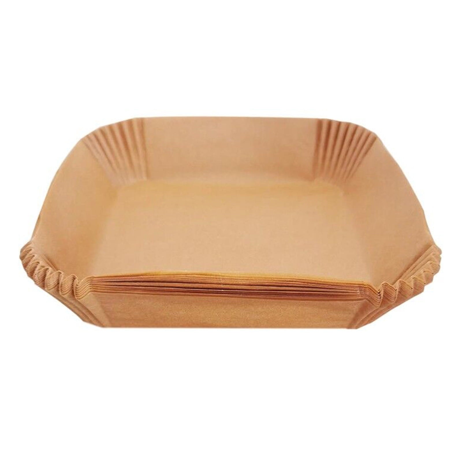 10/30/50/100 Pcs Air Fryer Disposable Paper Liners,8In Unbleached Square Parchment Paper Non-Stick Airfryer Basket Liners For Steamer Microwave Oven, Deep Fryer Parts & Accessories,(A,10PCS) 10PCS A