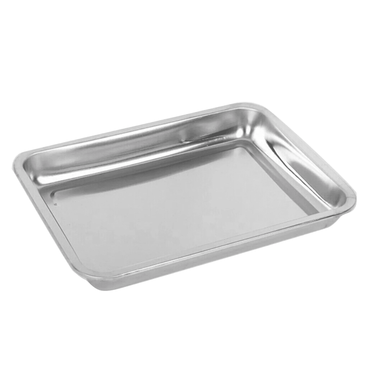 1Pcs Toaster Oven Pans For Baking,Baking Sheets Cookie Sheet Pans,Small Replacement Trays For Toaster,Small Baking Trays For Oven, Stainless Steel Baking Sheet Pan, Toaster Oven Tray 10.62" x 7.87" x 0.78" Silver