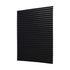 Window Blinds Cordless Blackout, No Drill Cut to Size Clip On Stick On Self Adhesive Temporary Blinds Pleated Paper Blinds Fits Blinds Window Roller for Bathroom Kitchen Living Room(Black90x150cm) Black60x180cm