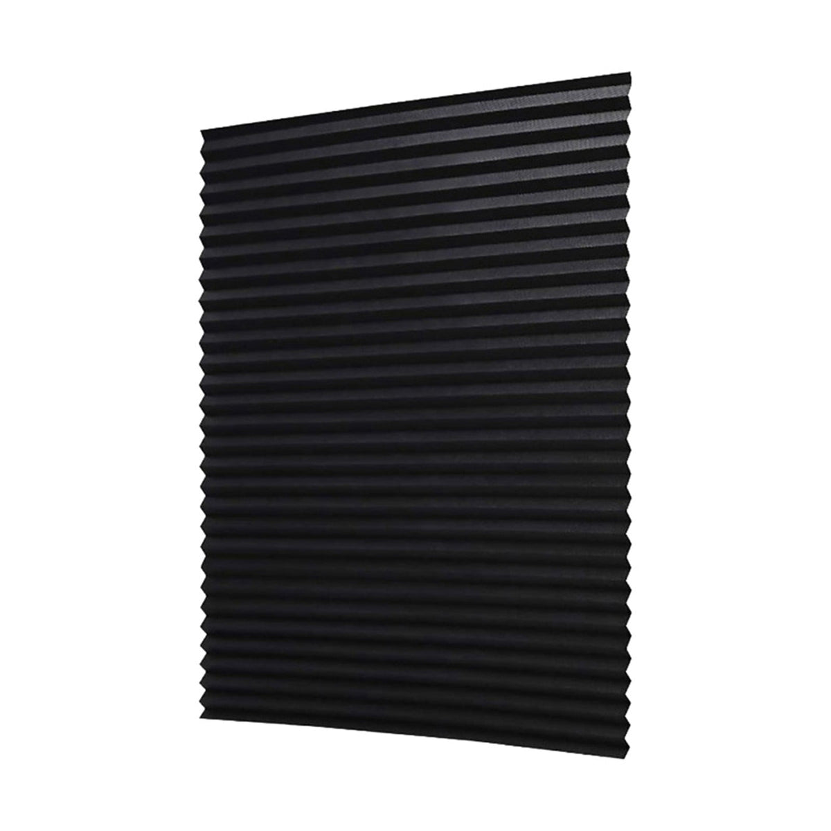 Window Blinds Cordless Blackout, No Drill Cut to Size Clip On Stick On Self Adhesive Temporary Blinds Pleated Paper Blinds Fits Blinds Window Roller for Bathroom Kitchen Living Room(Black90x150cm) Black90x180cm