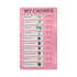 1Pc To Do List Checklist,Chores Chart for Man and Woman Chore Chart, Sliding Routine Chart to Do List, RV Checklist Task Planning Board, ADHD Tools Routine Visual Schedule Reminder(White5) Pink