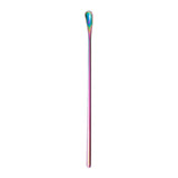 Stainless Steel Coffee Stirring Spoons,Reusable Drink & Cocktail Stir Sticks Scoop,Stainless Steel Stirring Spoons For Coffee Cocktail Mixing Spoon With Long Handle Stir Sticks 8.8" Multicolor