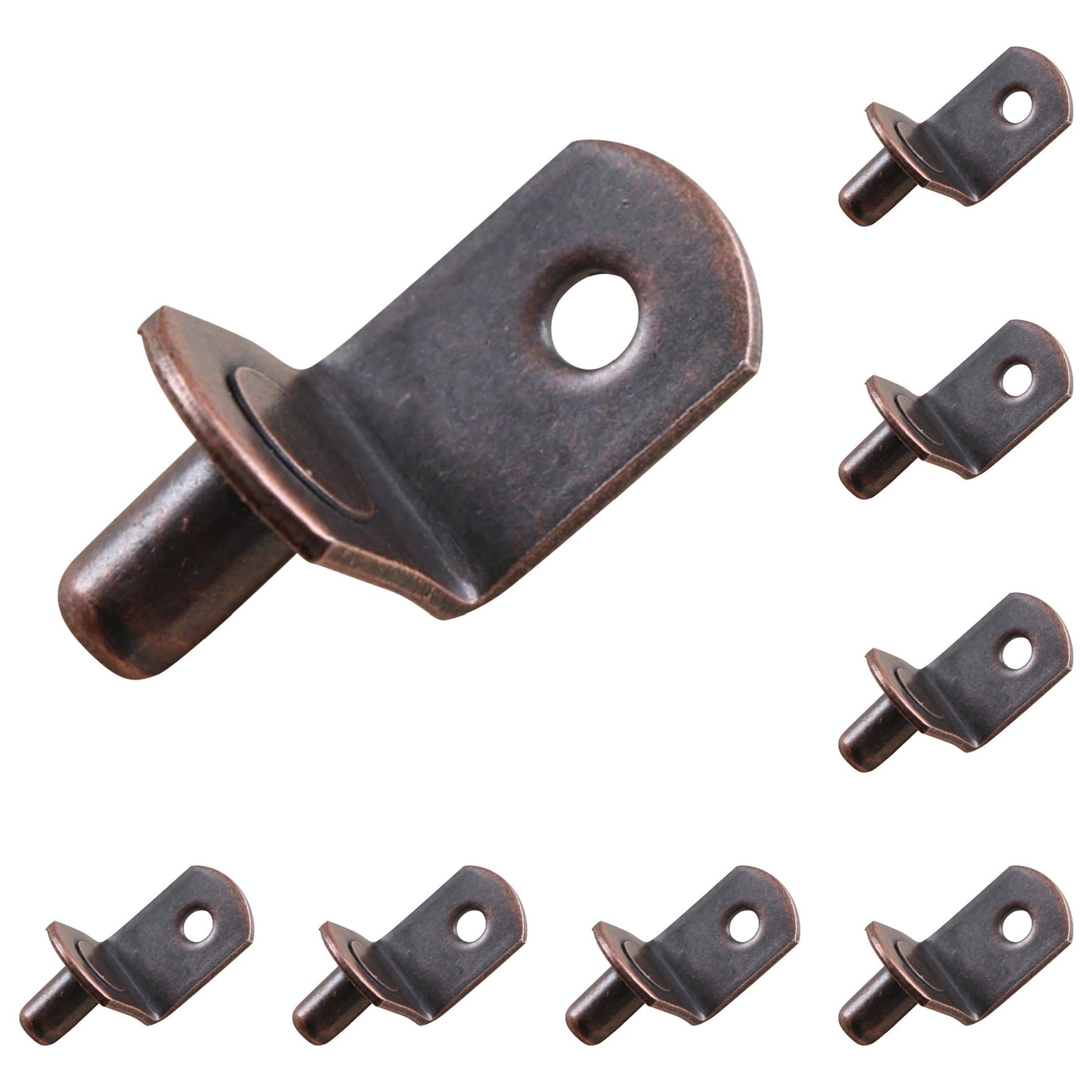 20 Pcs Shelf Support Peg,L Shaped Metal Shelf Peg With Hole,6 Mm Cabinet Shelf Bracket Peg,L-Shaped Plated Shelf Pins Holders for Bookcase Kitchen Closet Shelf Shelves Furniture Cabinet,20PCS C
