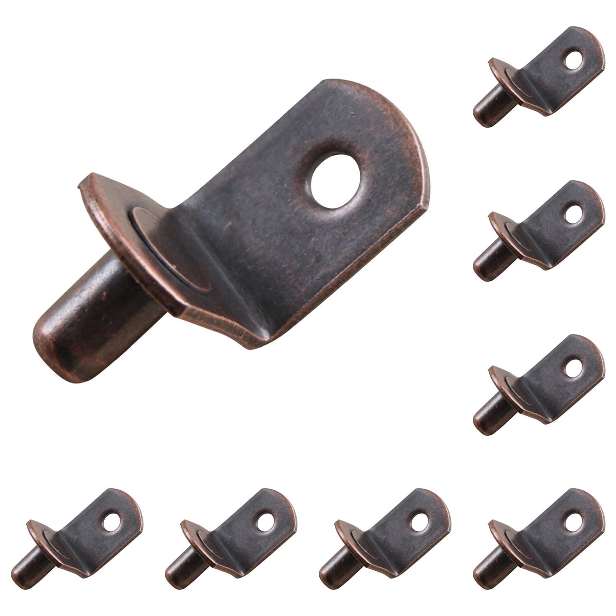 20 Pcs Shelf Support Peg,L Shaped Metal Shelf Peg With Hole,6 Mm Cabinet Shelf Bracket Peg,L-Shaped Plated Shelf Pins Holders for Bookcase Kitchen Closet Shelf Shelves Furniture Cabinet,20PCS C