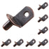 20 Pcs Shelf Support Peg,L Shaped Metal Shelf Peg With Hole,6 Mm Cabinet Shelf Bracket Peg,L-Shaped Plated Shelf Pins Holders for Bookcase Kitchen Closet Shelf Shelves Furniture Cabinet,20PCS C