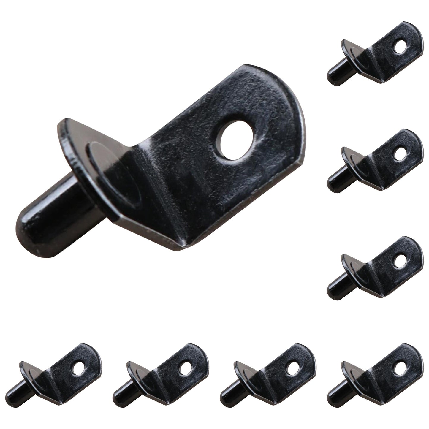 20 Pcs Shelf Support Peg,L Shaped Metal Shelf Peg With Hole,6 Mm Cabinet Shelf Bracket Peg,L-Shaped Plated Shelf Pins Holders for Bookcase Kitchen Closet Shelf Shelves Furniture Cabinet,20PCS E