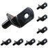 20 Pcs Shelf Support Peg,L Shaped Metal Shelf Peg With Hole,6 Mm Cabinet Shelf Bracket Peg,L-Shaped Plated Shelf Pins Holders for Bookcase Kitchen Closet Shelf Shelves Furniture Cabinet,20PCS E