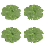 4 Pcs Flower Placemat,3D Flower Placemats,Flower Shape Placemat,Heat-Resistant And Washable Placemat for Dining Table,Tablemats Kitchen Table Setting Decorative for Wedding Holiday Dining Table,Red Green
