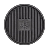 Universal Plunger Tray and Mat,Toilet Plunger Holder with Drip Tray,Quick Air Drying for Bathroom and Kitchen,Thick Plastic Plant Saucer for Indoor Outdoor Potted Plants Black